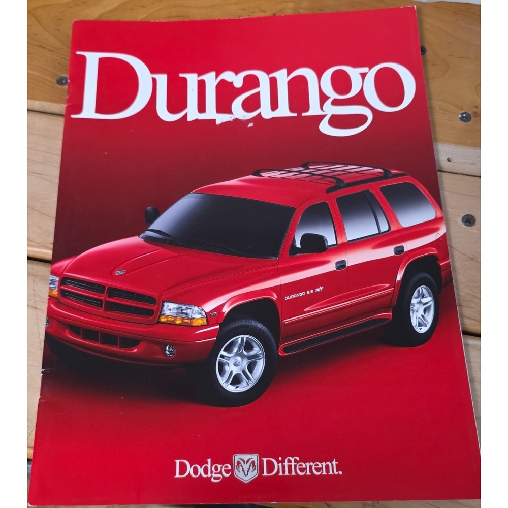 1999 Dodge Durango Full Line Brochure Catalog Original Dealership Sales Guide